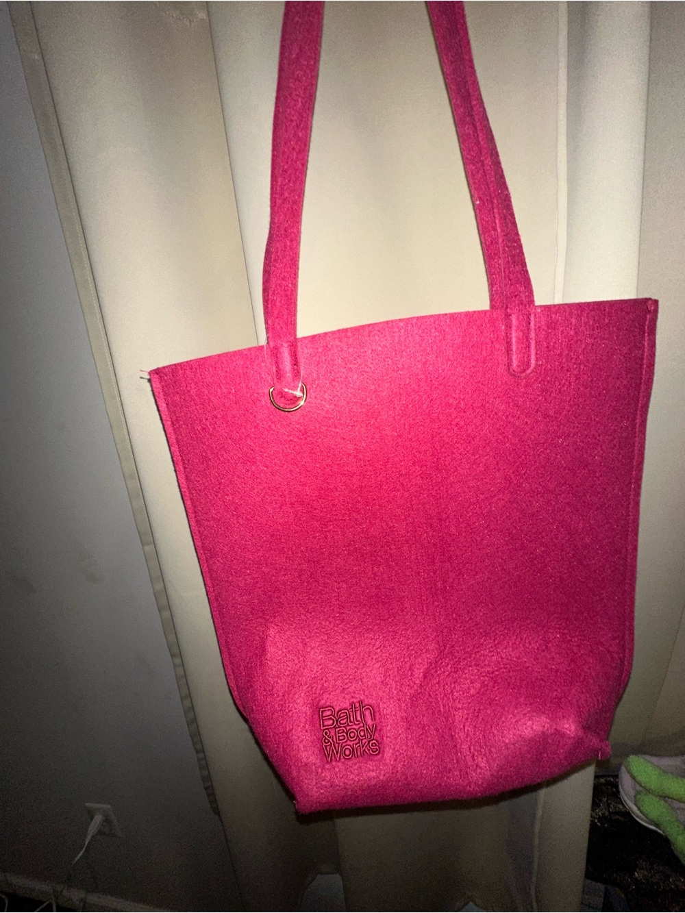 Bath & Body Works felt tote bag NWT